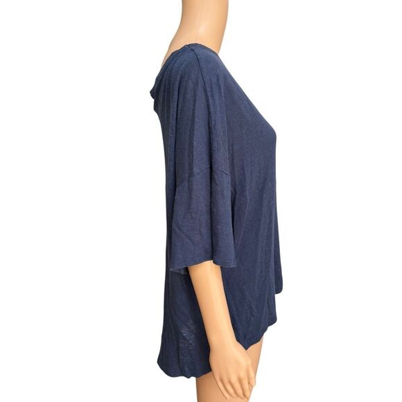 Halston 100% Linen Oversized Comfy Casual Vacation Summer Button-Down Top Sz XL - Picture 2 of 7